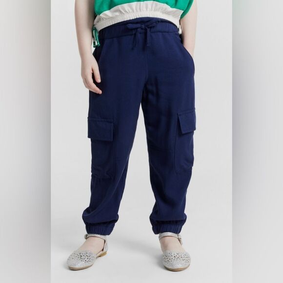 Epic Threads Other - Epic Threads Cargo Jogger Pants Girls Medieval Blue